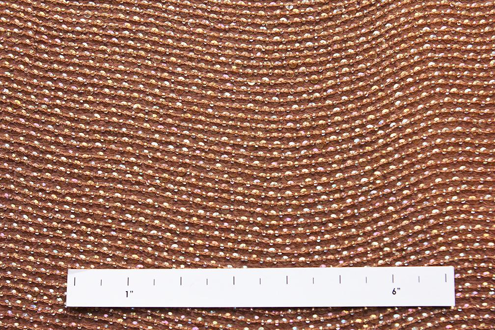 Sequins on Silk Chiffon1