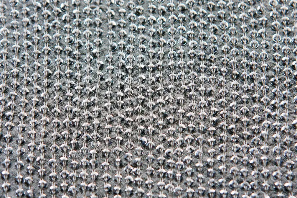 Sequins on Silk Chiffon2