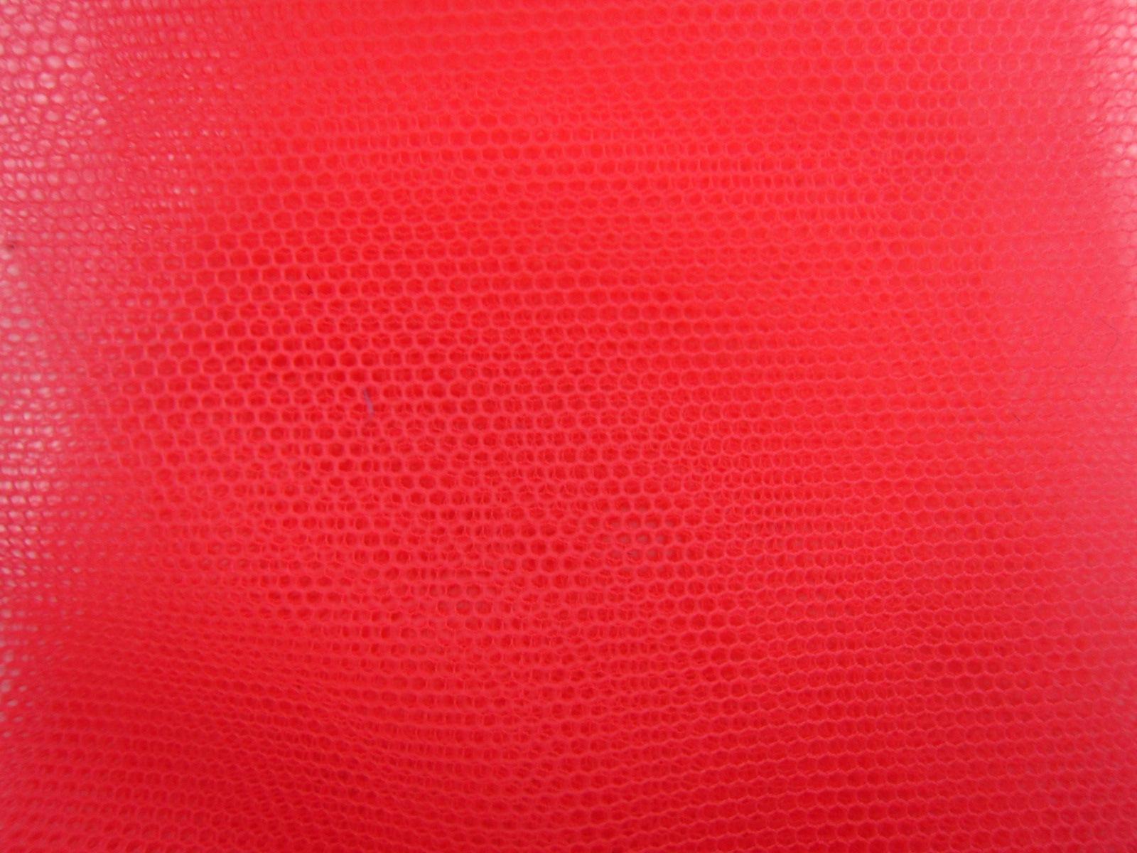 Italian Nylon Tulle in Geranio0