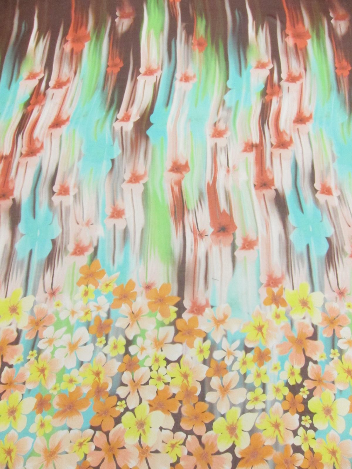 Printed Silk Chiffon0