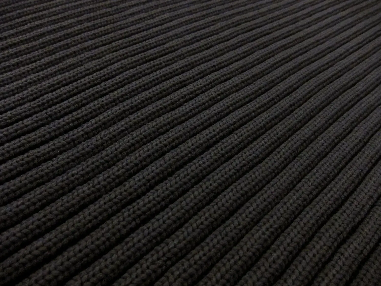 Nylon Rib Knit in Grey0