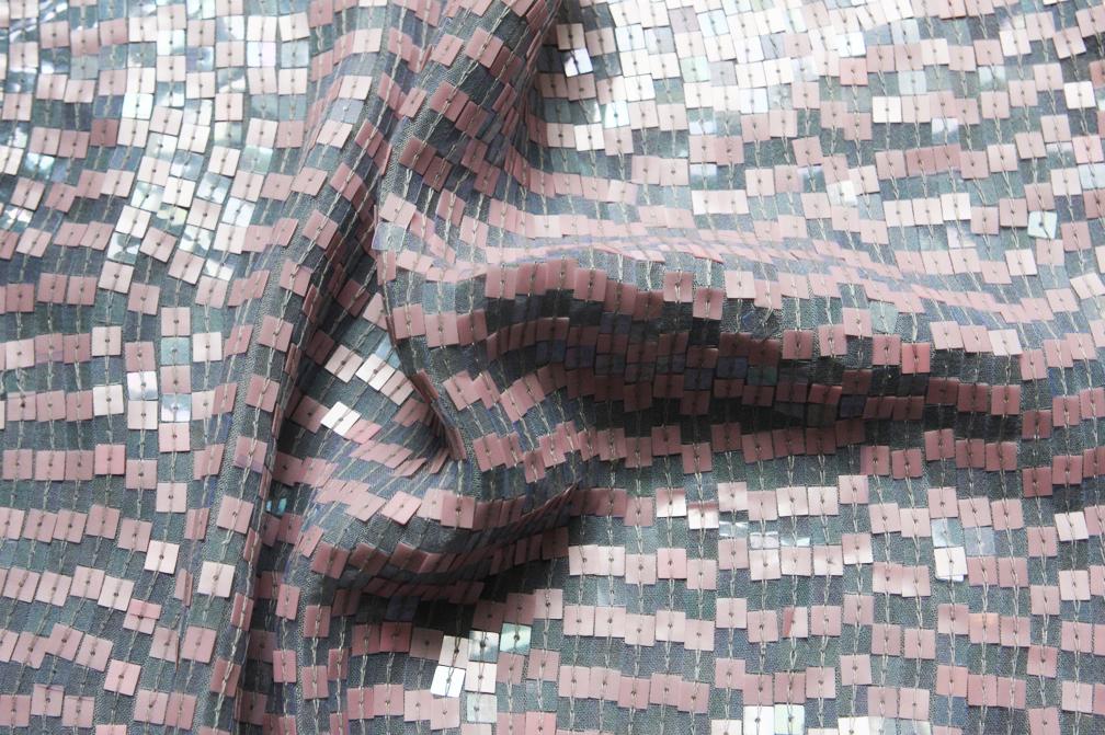 Sequins on Silk Chiffon3