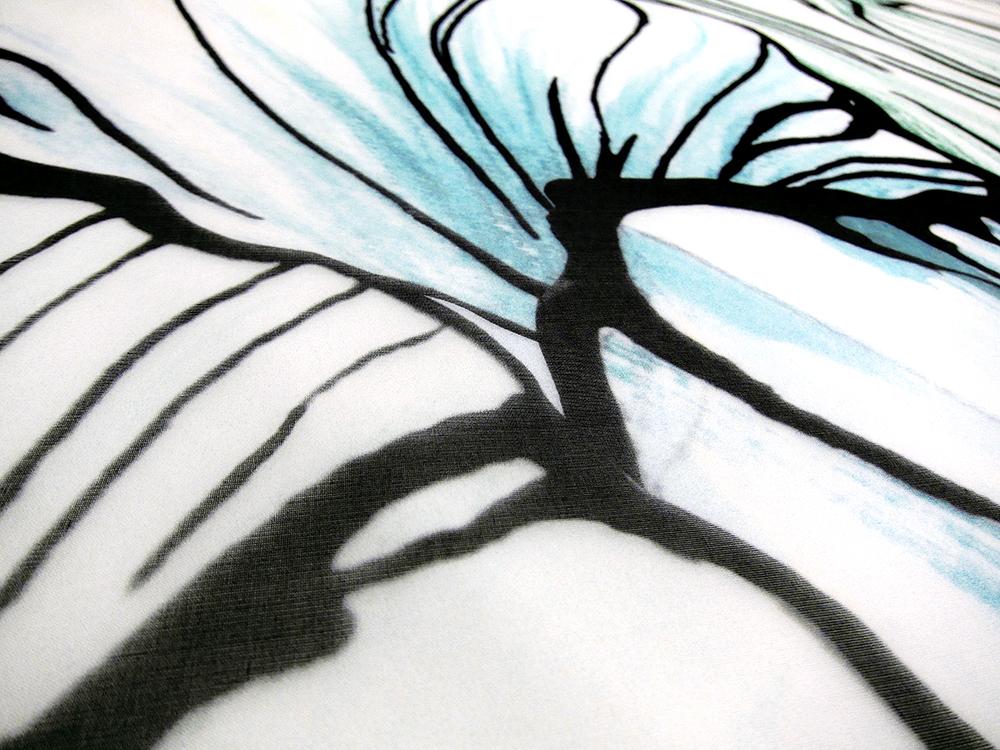 Printed Silk Organza1