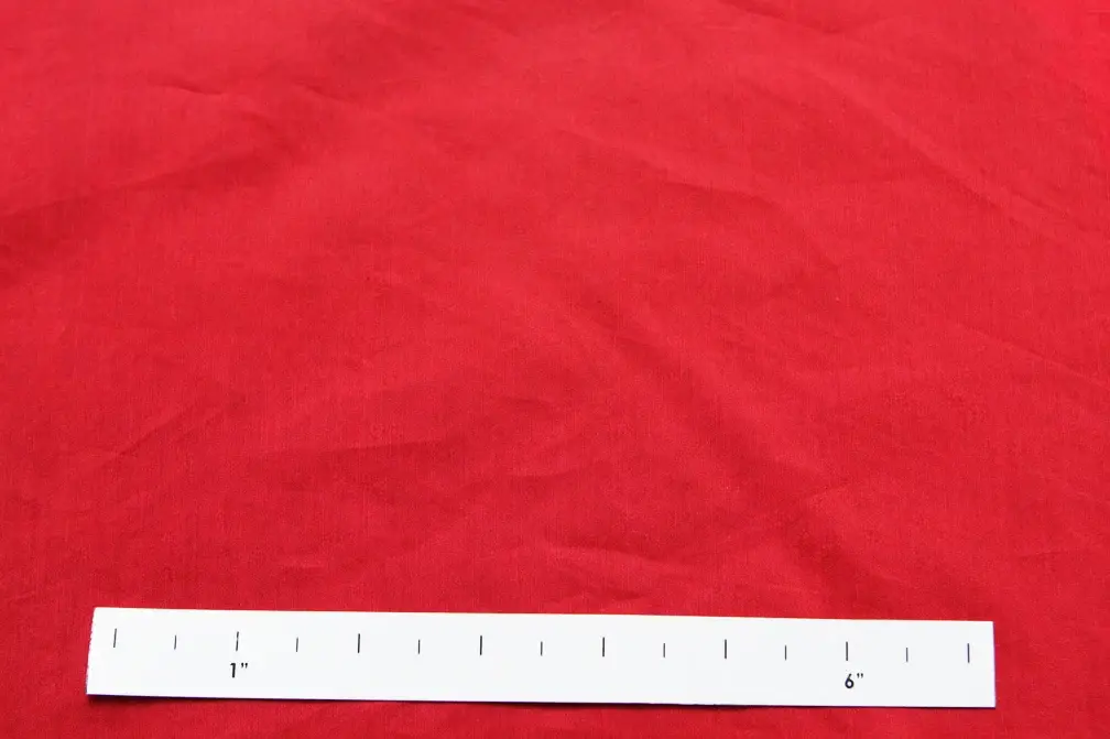 Silk Cotton Voile in Ruby1