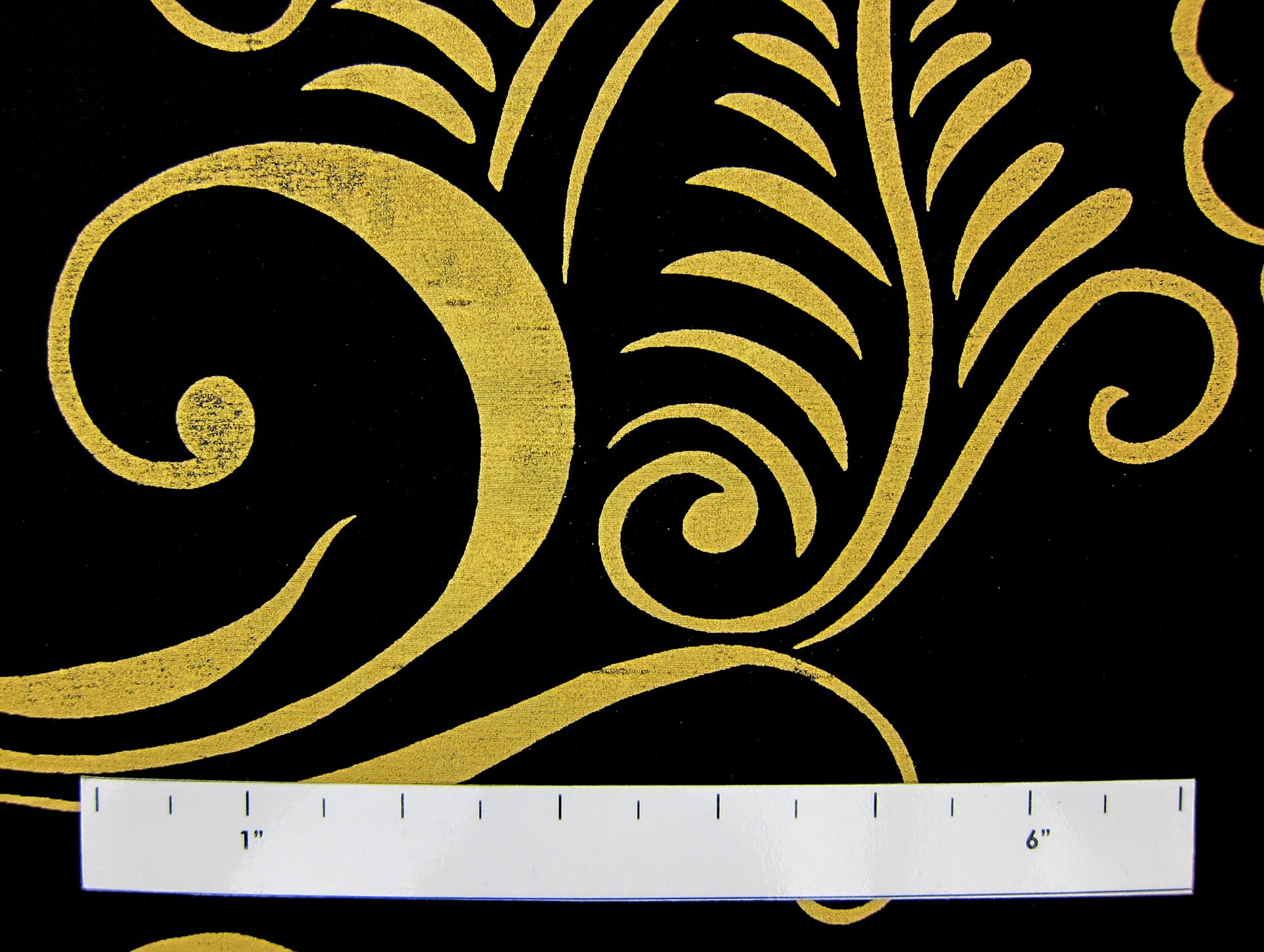 Metallic Print Silk Doupioni1