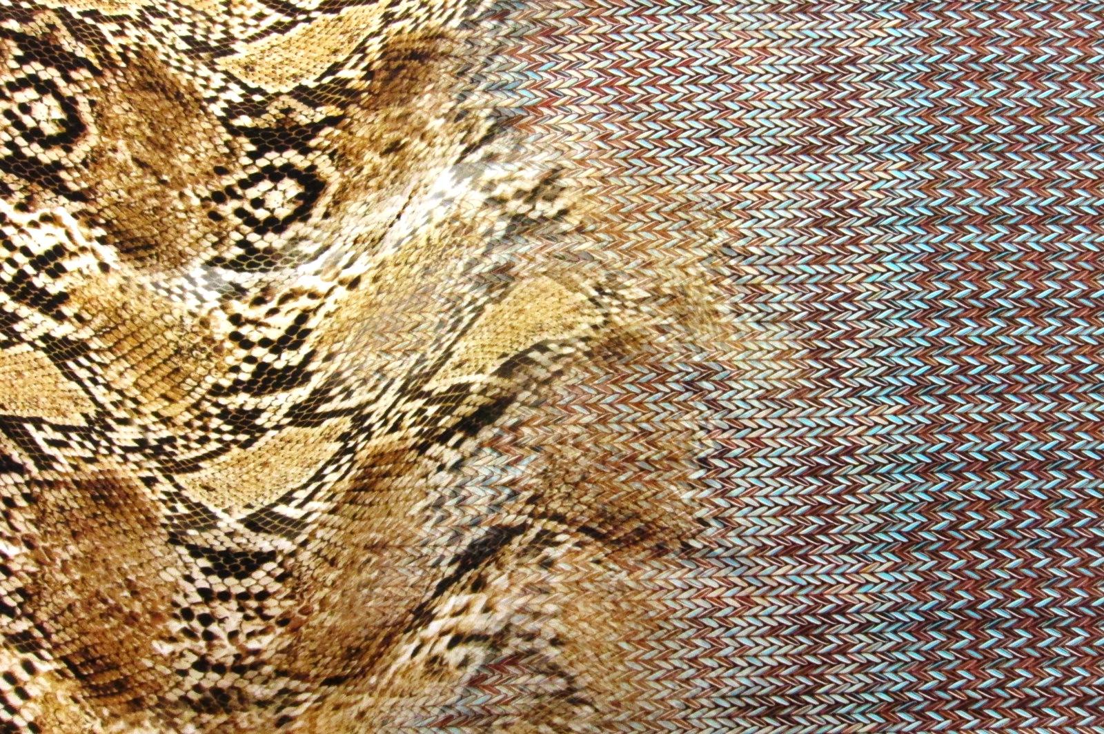 Printed Silk Charmeuse0