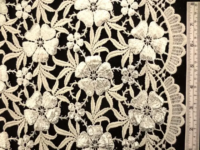 Metallic Guipure Lace0