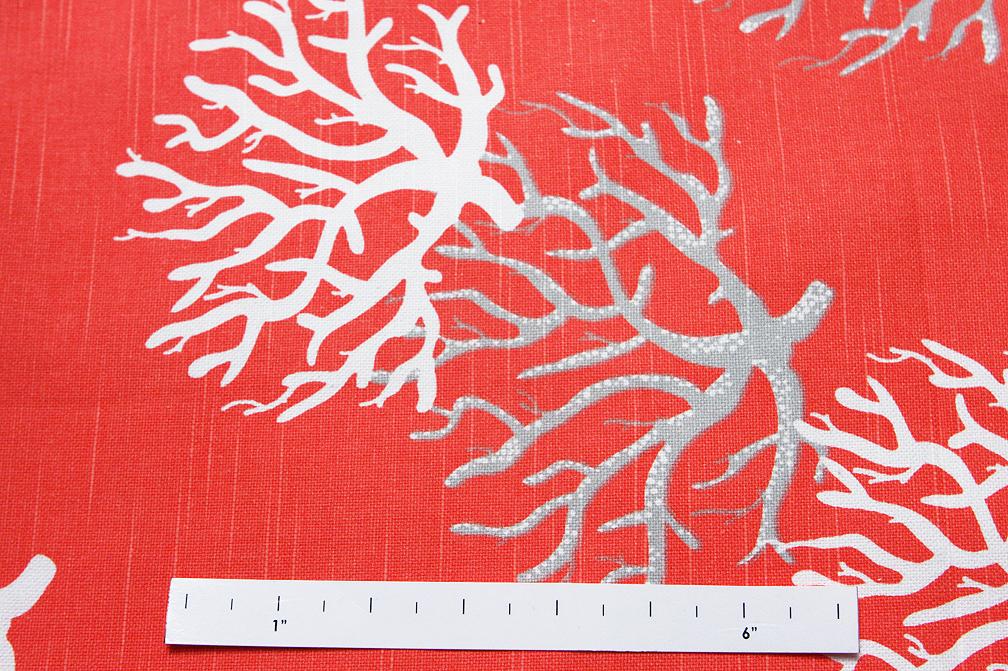 Cotton Canvas Corals Print1