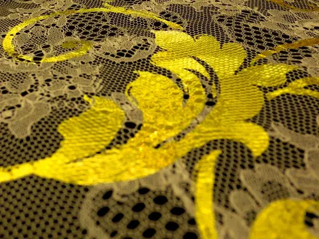 Metallic Chantilly Lace2