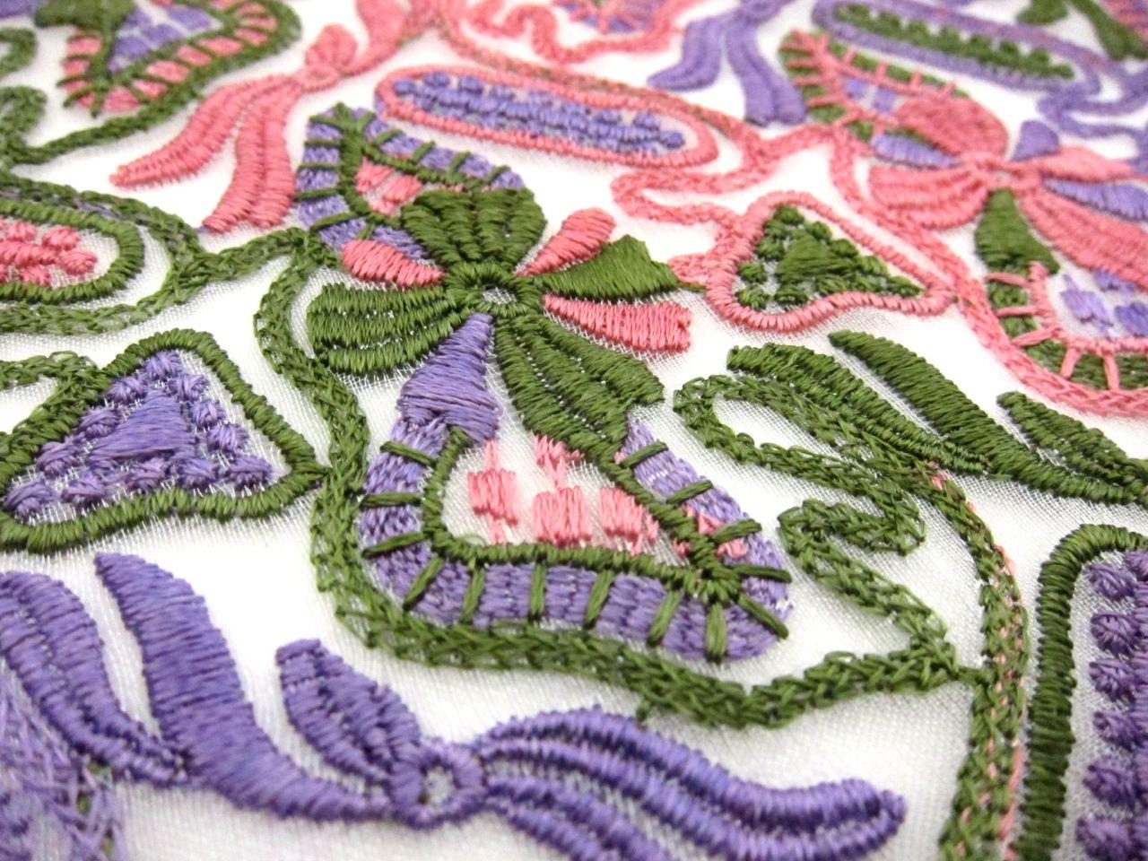 Novelty Embroidered Organza2