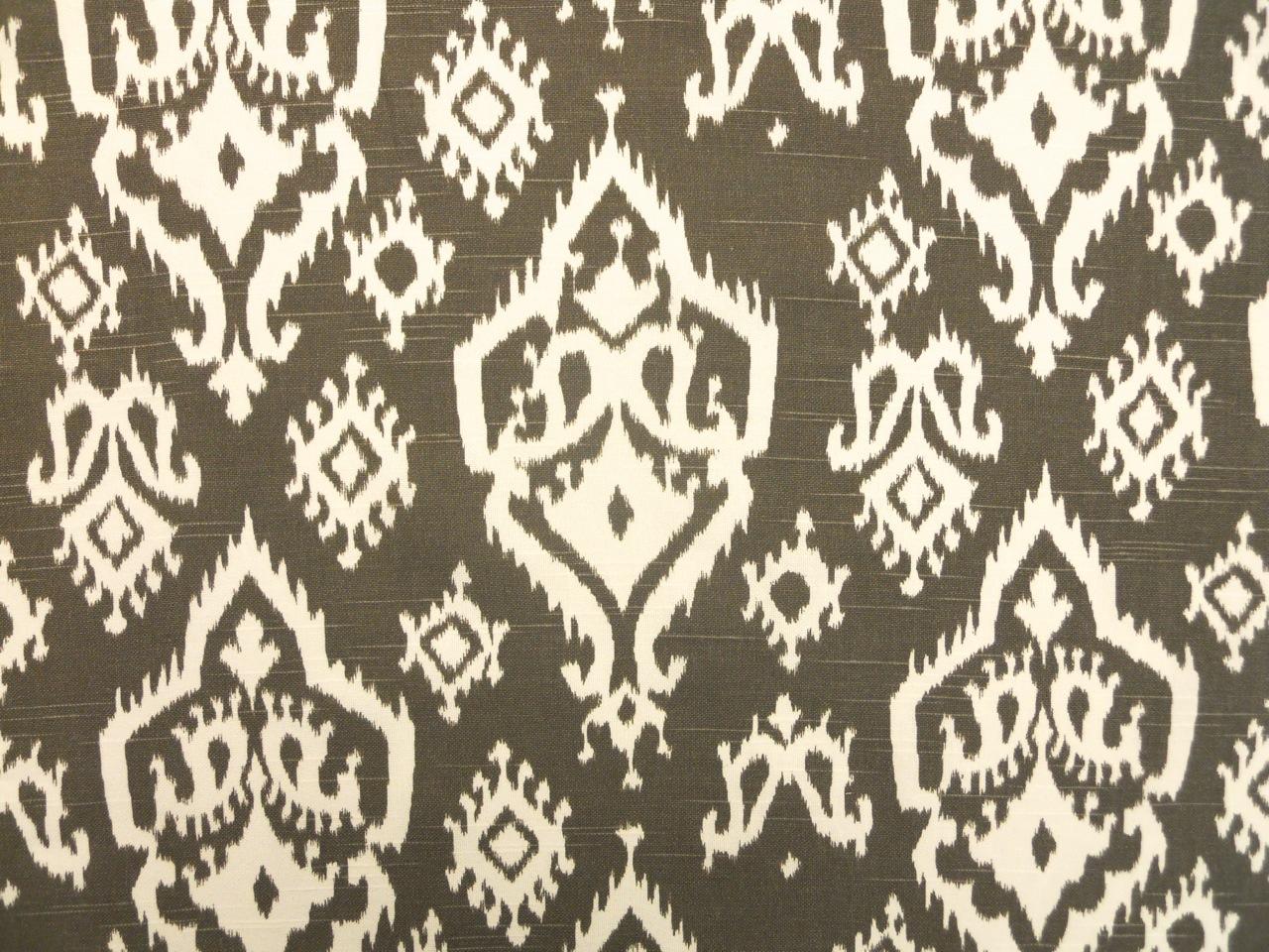 Cotton Canvas Ikat Print0