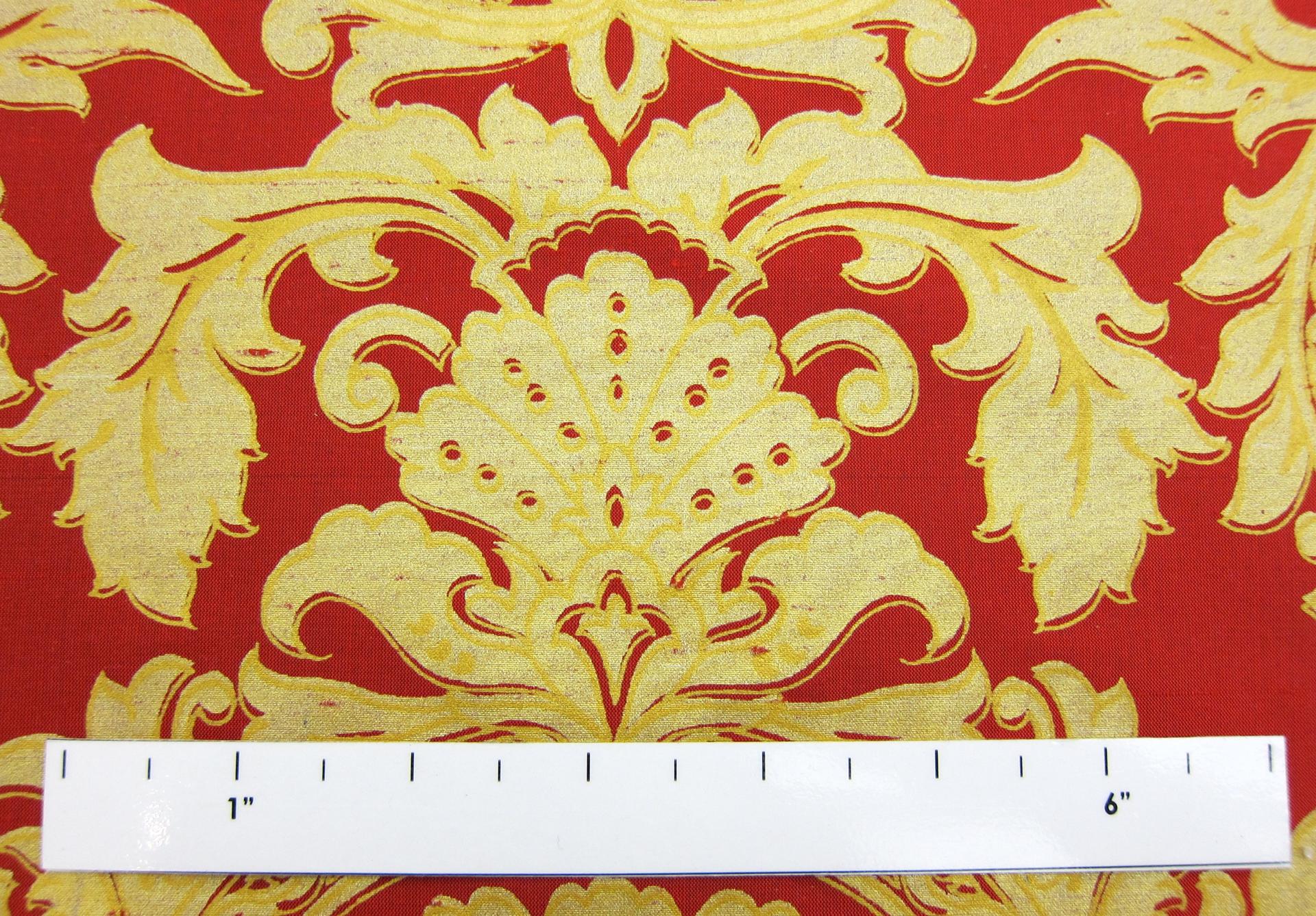 Pure Silk Printed Duppioni1