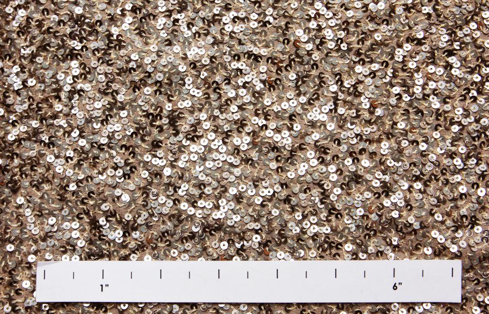 Sequins on Silk Chiffon1