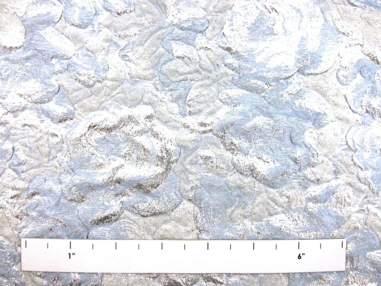 Silk Blend Metallic Cloqué1