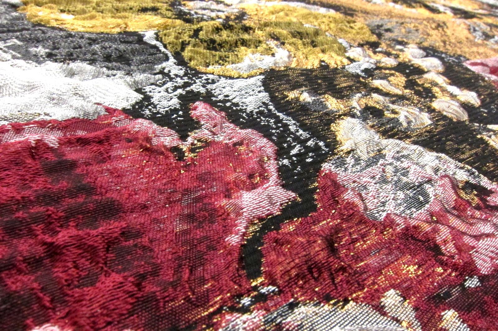 Silk Blend Metallic Cloqué2