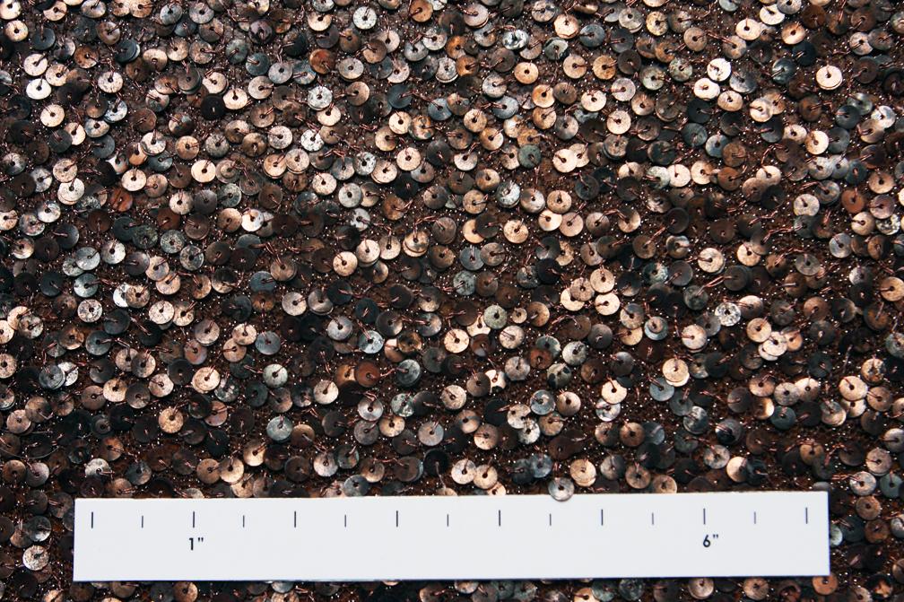 Sequins on Metallic Tulle1