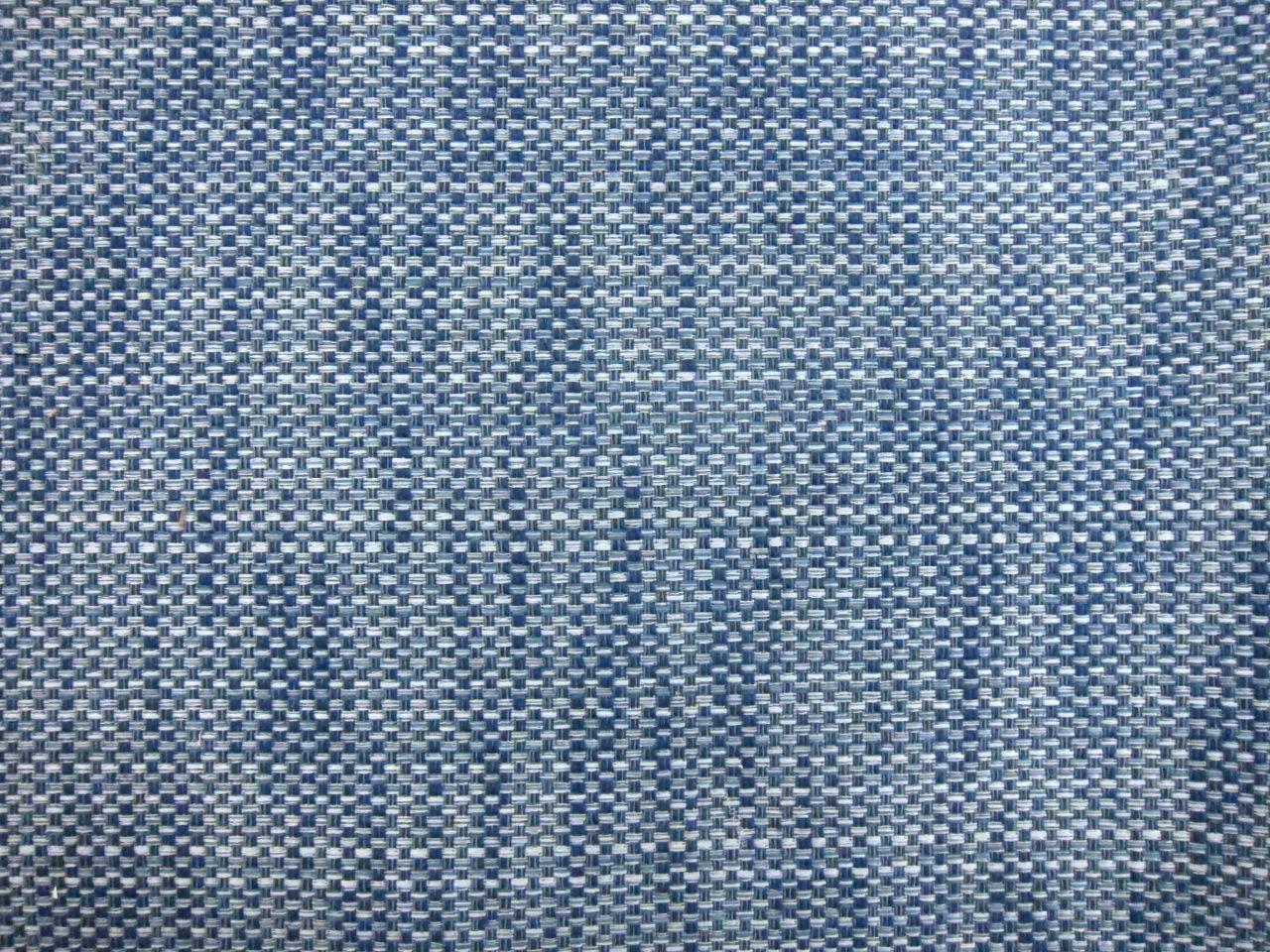 Cotton Blend Basketweave Upholstery in Denim0