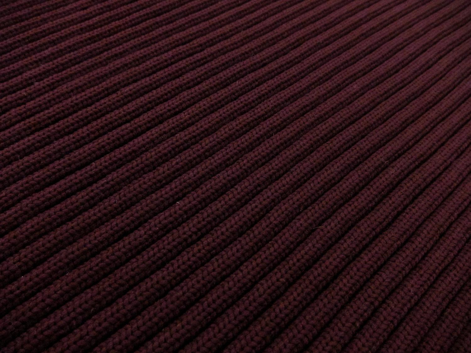 Nylon Rib Knit in Burgundy0