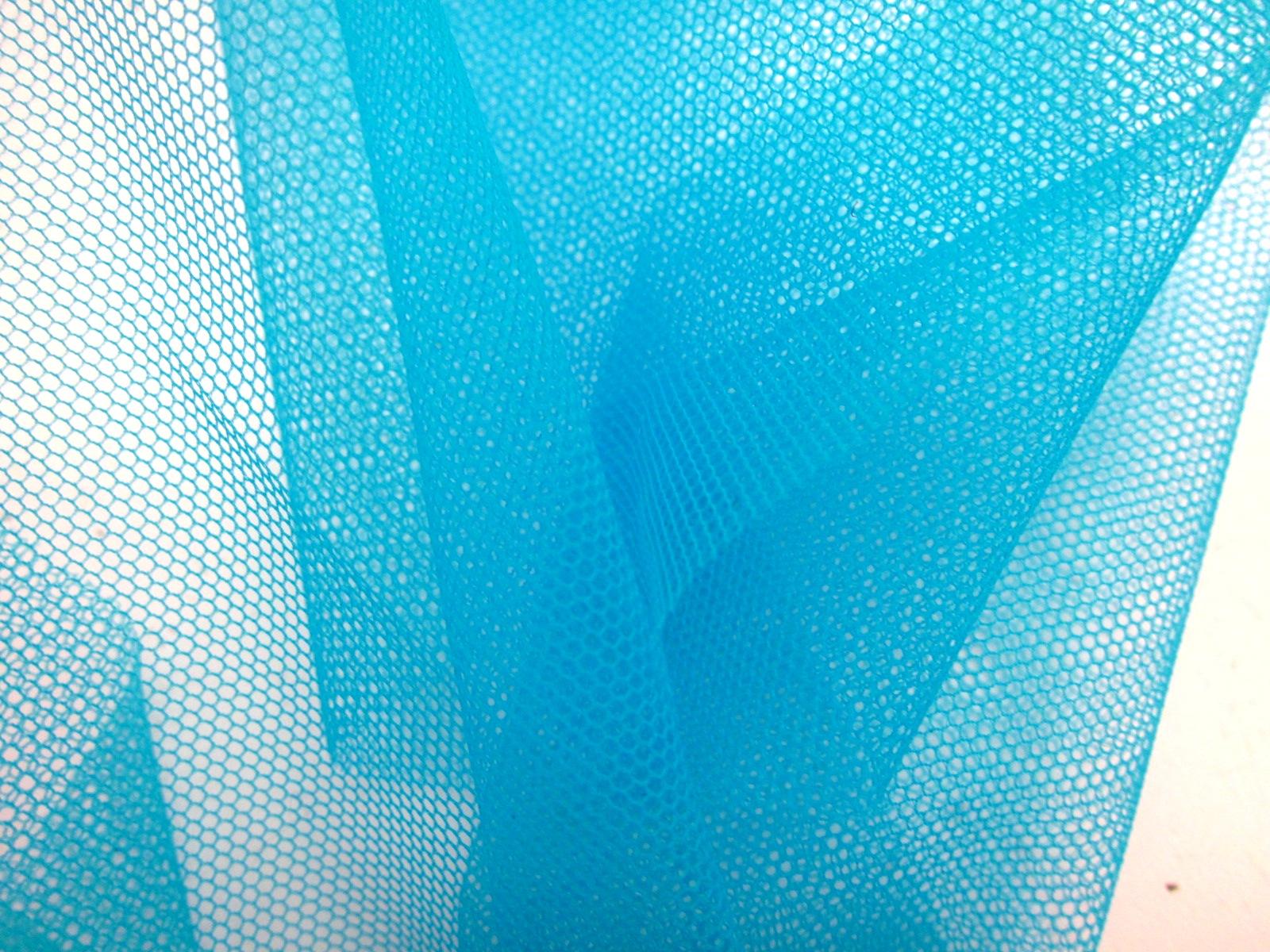 Italian Nylon Tulle in Turchese