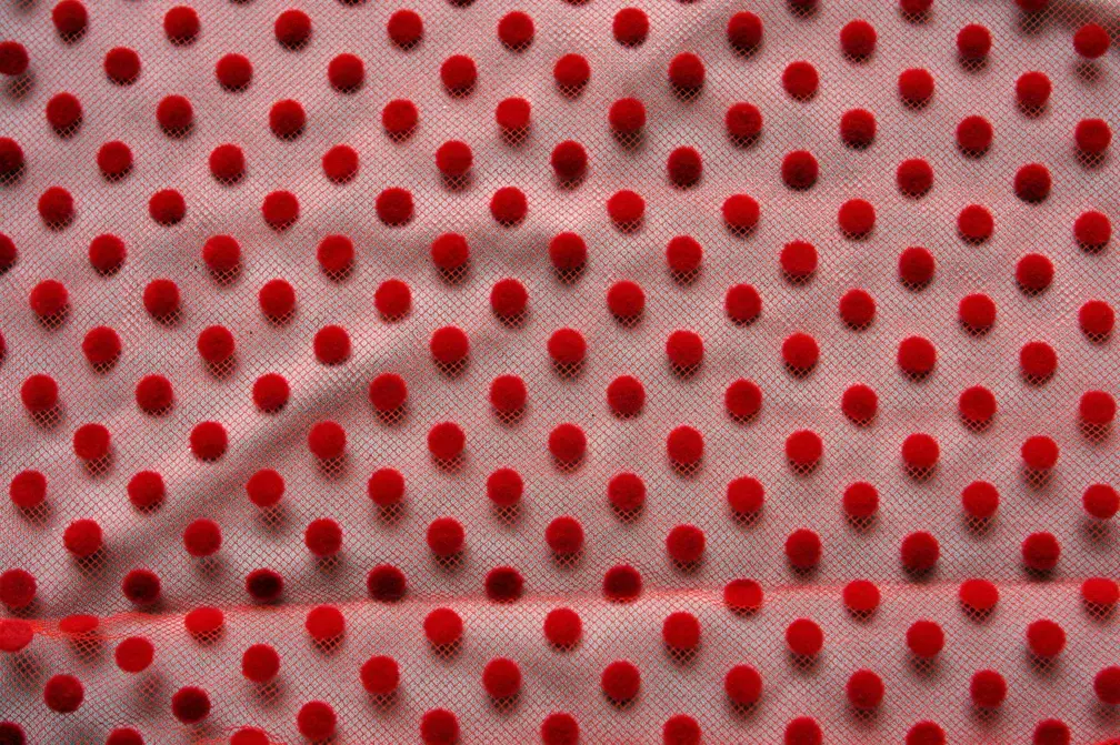 Flocking on Tulle