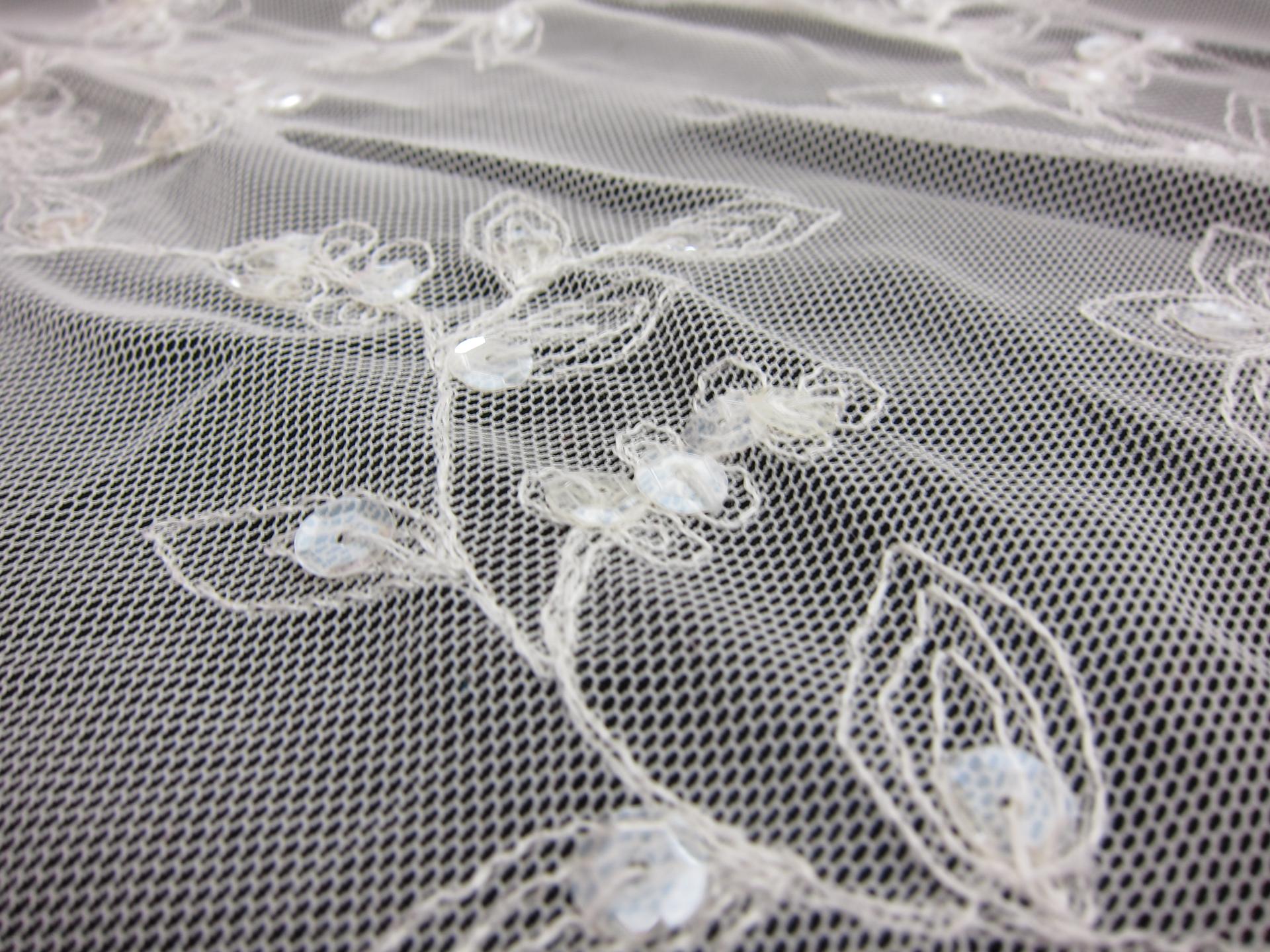   Embroidered Illusion with Hand Sewn Sequins2