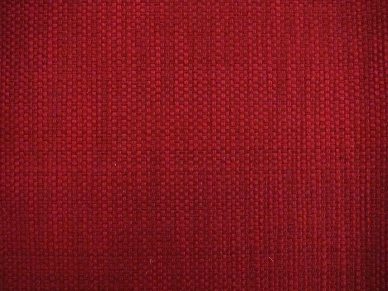 Cotton Blend Basketweave Upholstery in Rose Red0