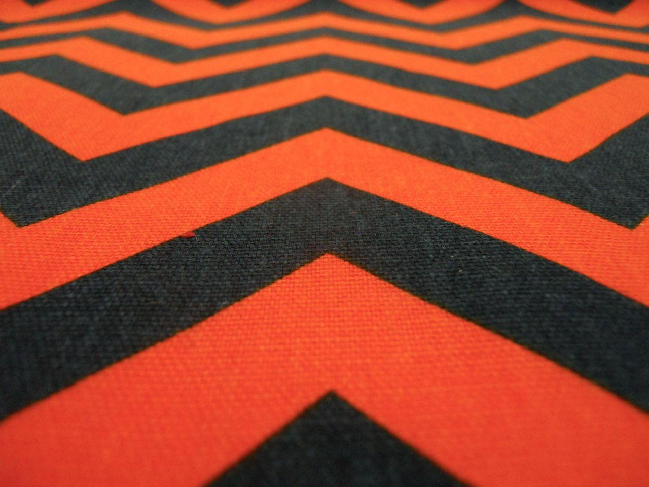 Cotton Canvas Chevron Print2