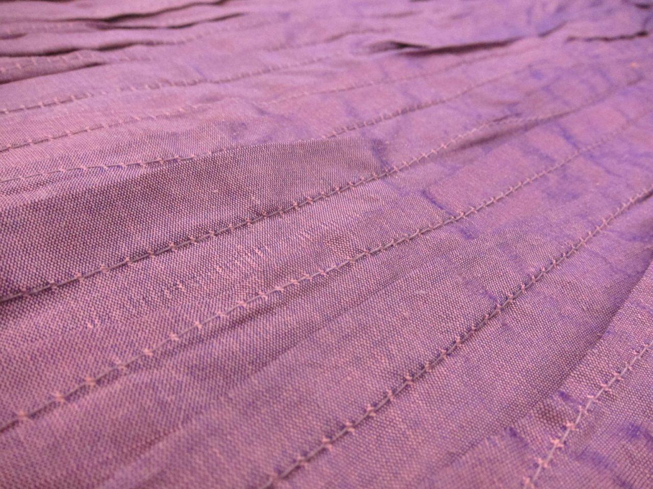 Iridescent Tucked Silk Shantung2