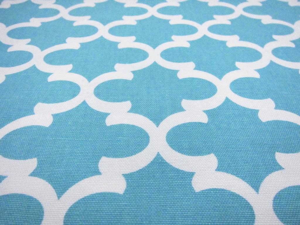 Cotton Canvas Lantern Tiles Print2