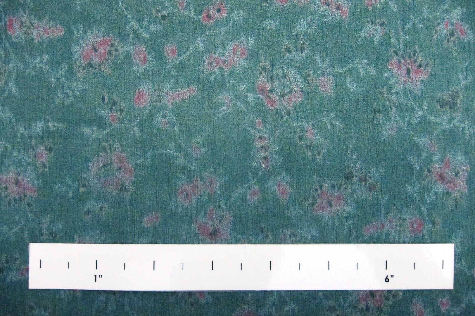 Printed Metallic Silk Chiffon1