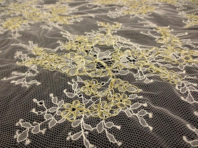 Metallic Alençon Lace2