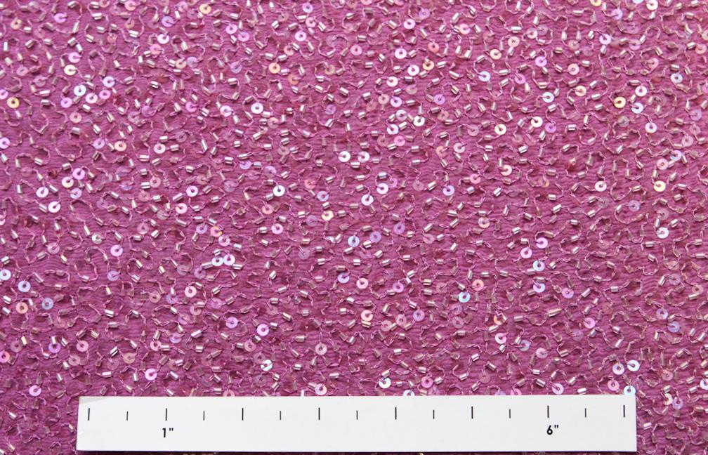 Sequins on Silk Chiffon1