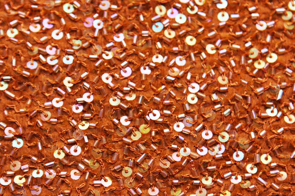 Sequins on Silk Chiffon2