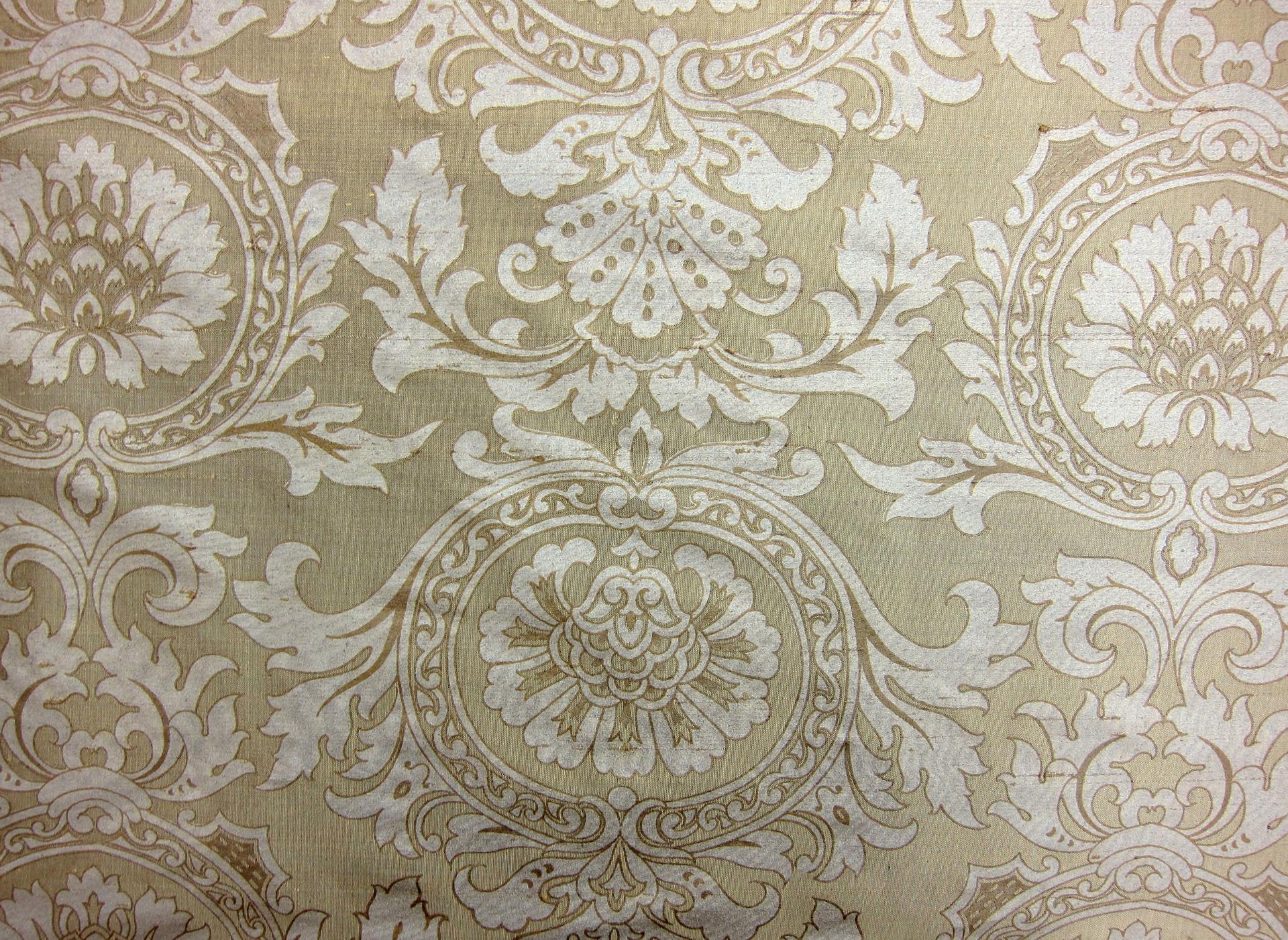 Pure Silk Printed Duppioni0