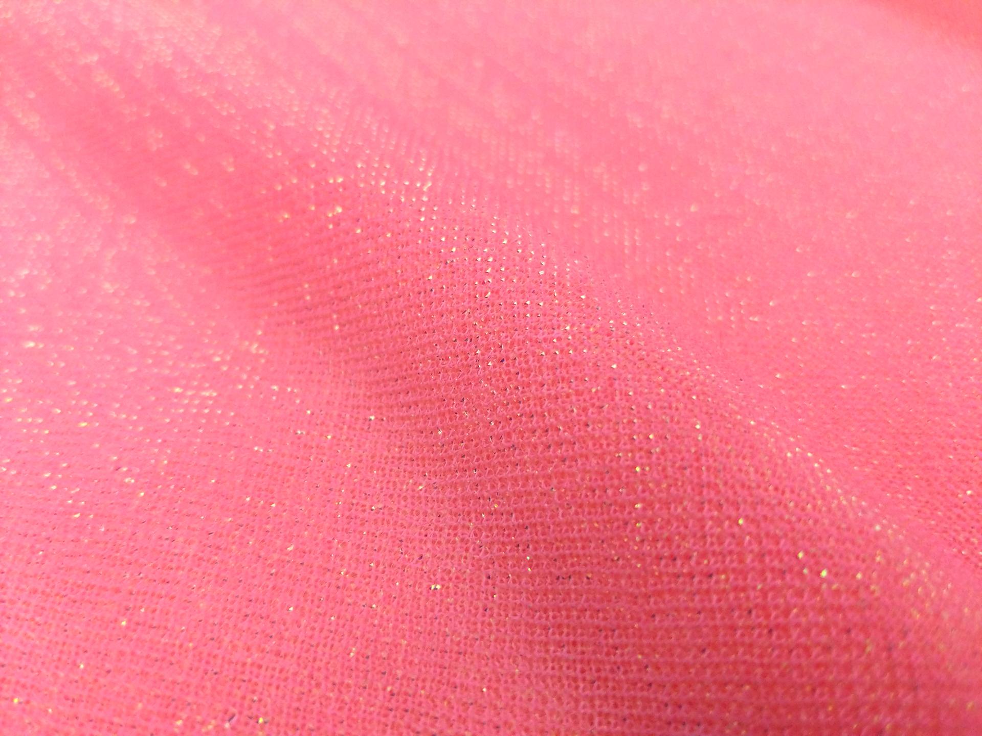 Opalescent Mesh In Neon Pink 