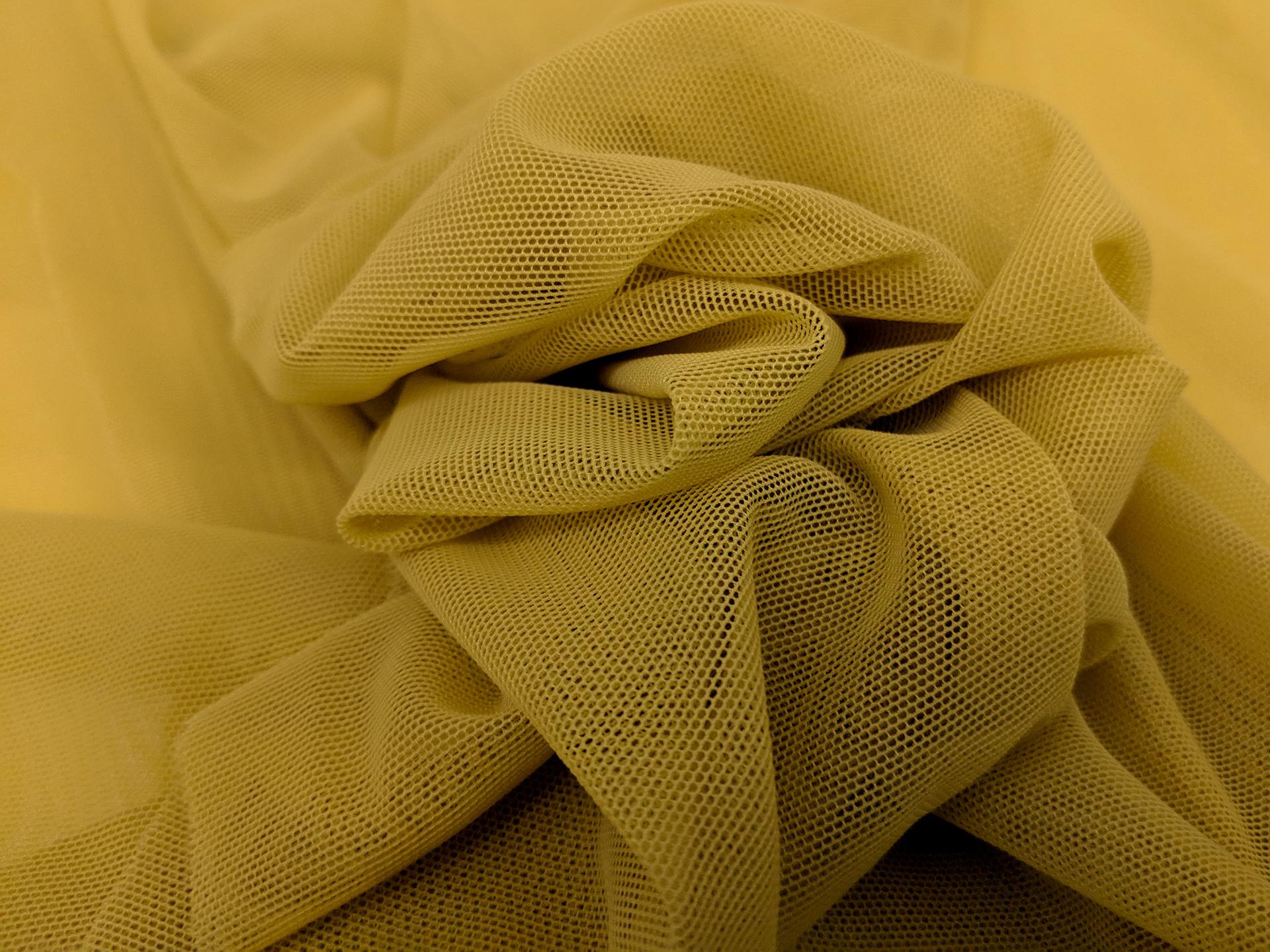 Stretch Tulle in Goldenrod