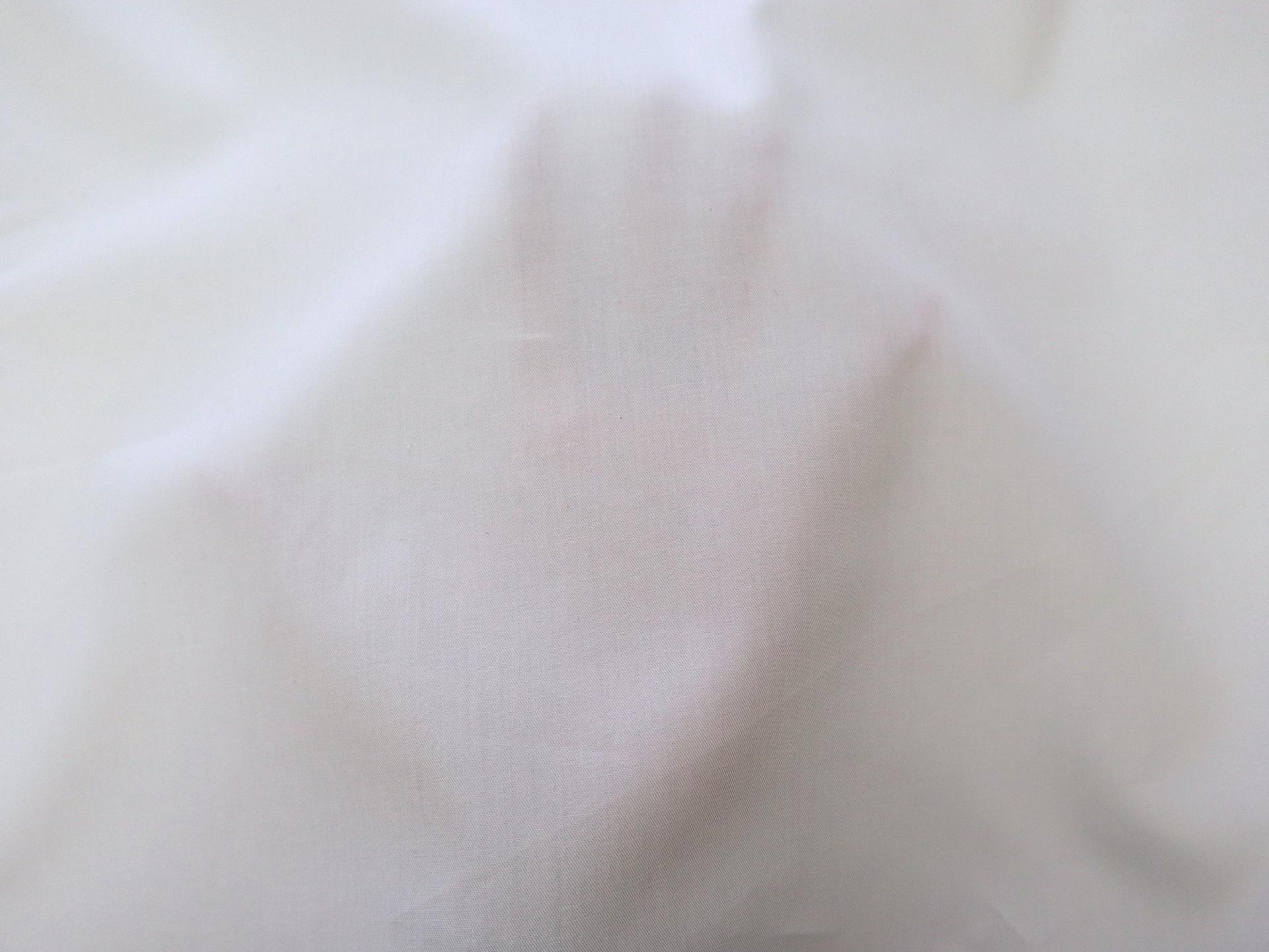 Pima Cotton Fine Twill in White