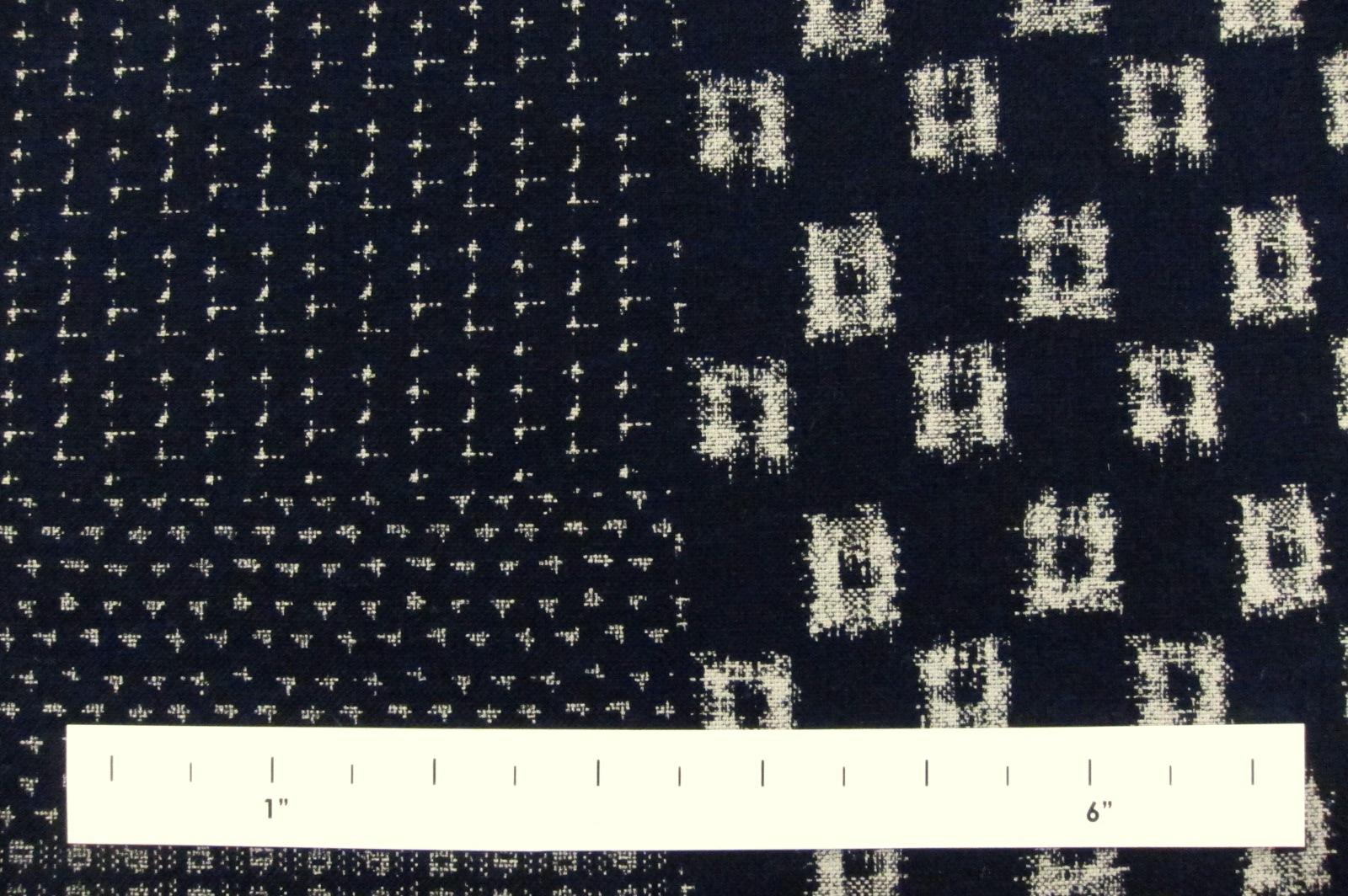  Japanese Cotton Print in Indigo Patchwork