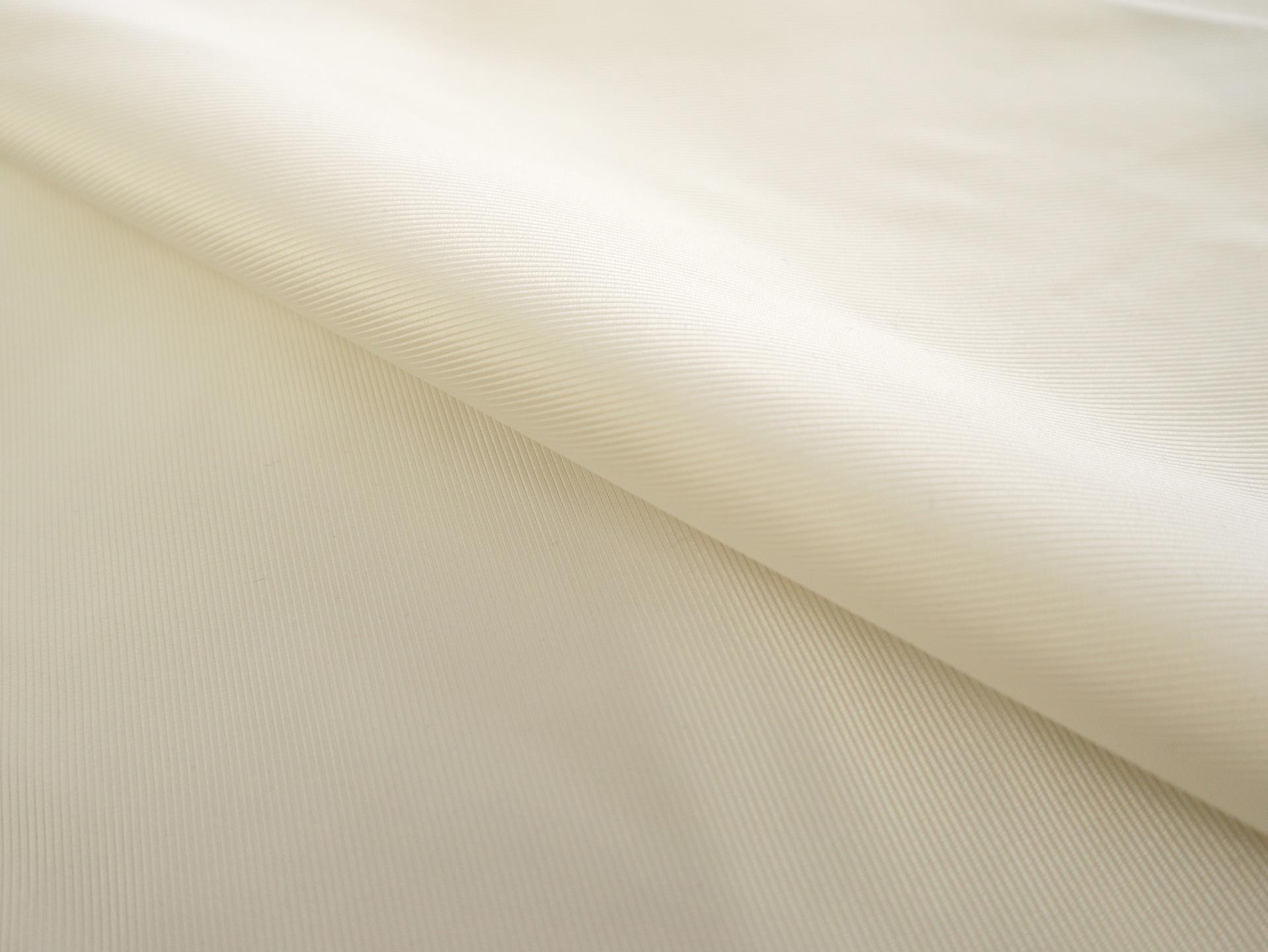 Polyester & Cotton Twill in Rice Paper