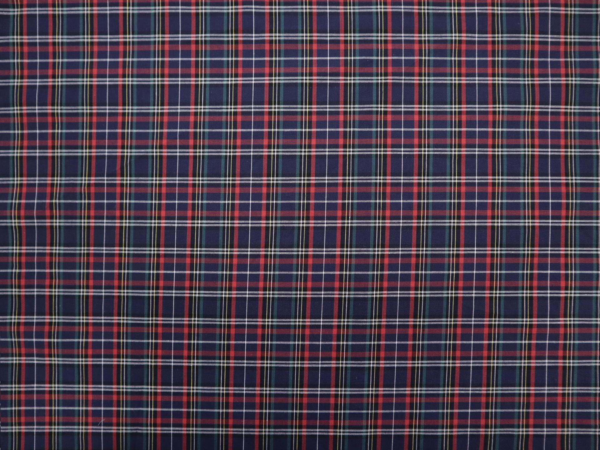 Pima Cotton Tartan Plaid in Navy