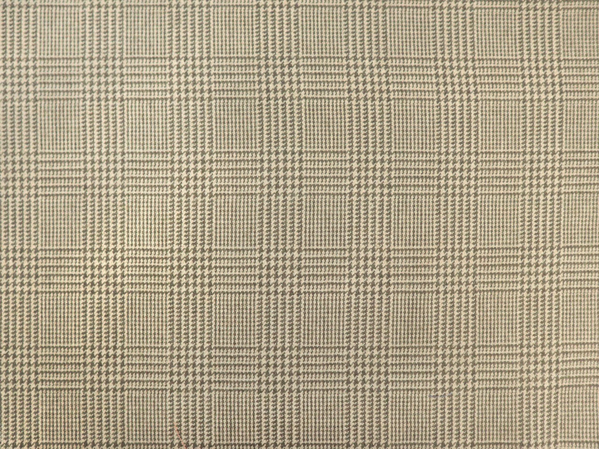 Wool Glen Check Suiting in Hunter's Green