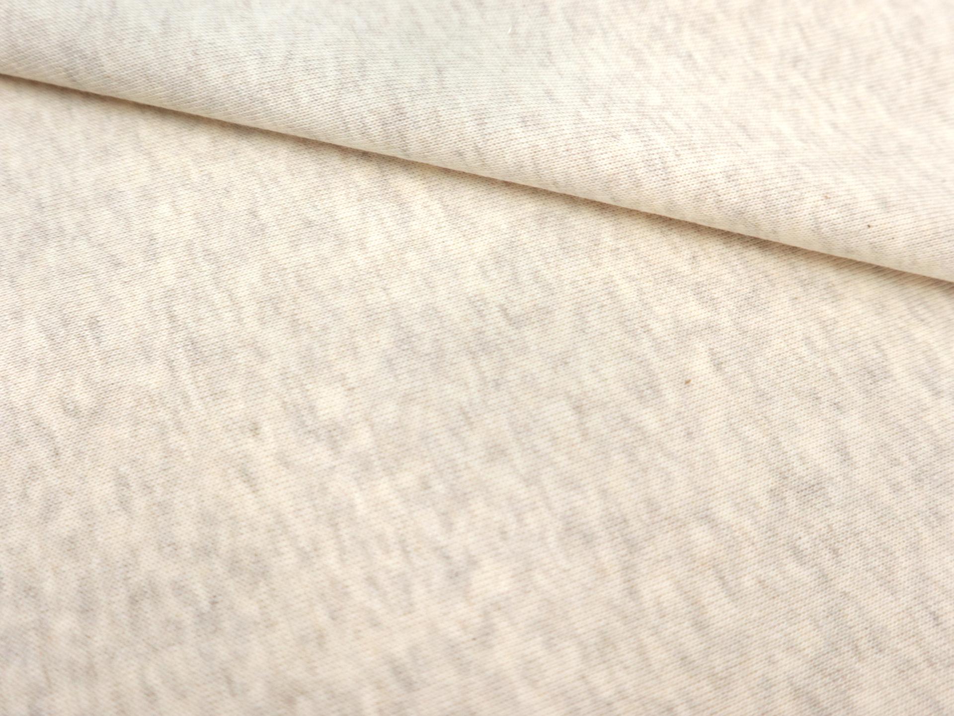 Light Weight Rib Knit in Heathered Ivory