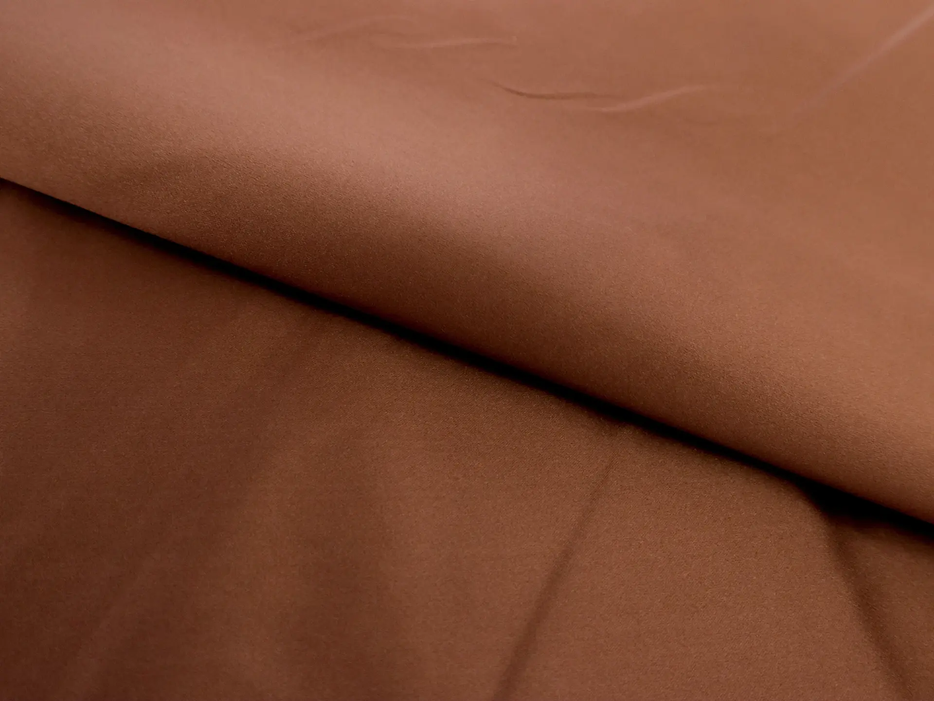Pure Silk Duchesse Satin in Chocolate