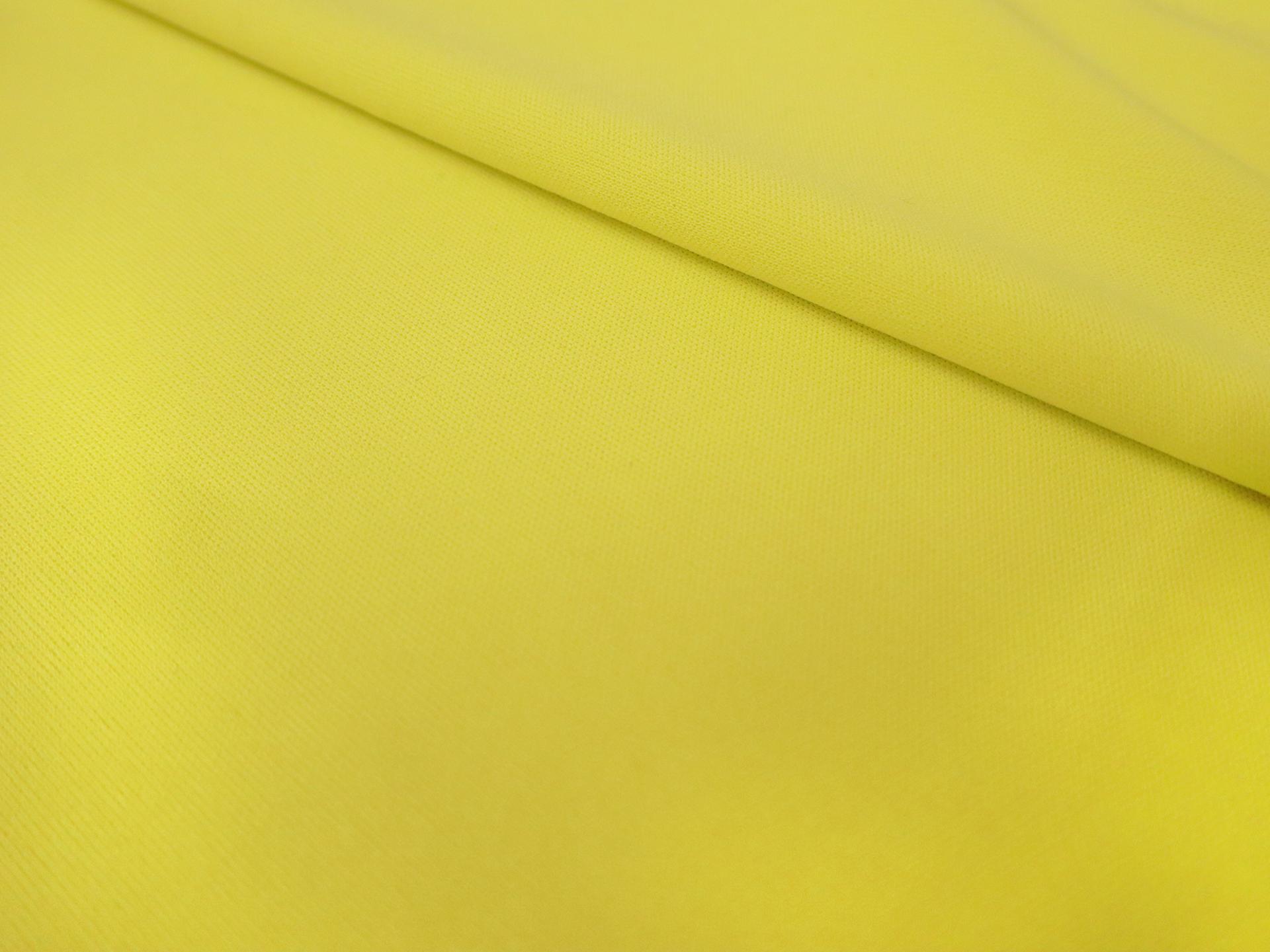 Polyester Knit Lining in Hot Yellow