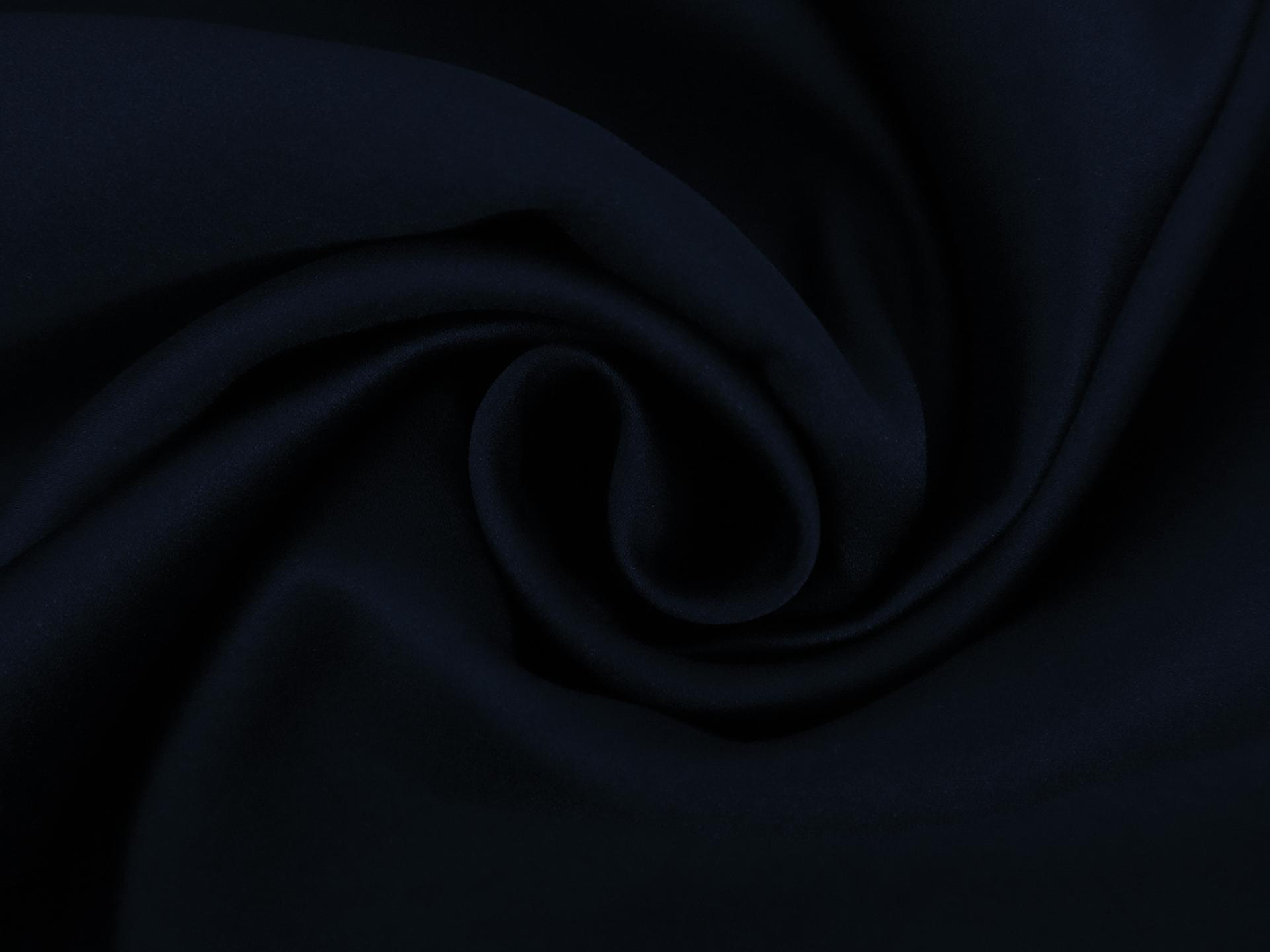 Matte Finish Satin in Midnight Navy