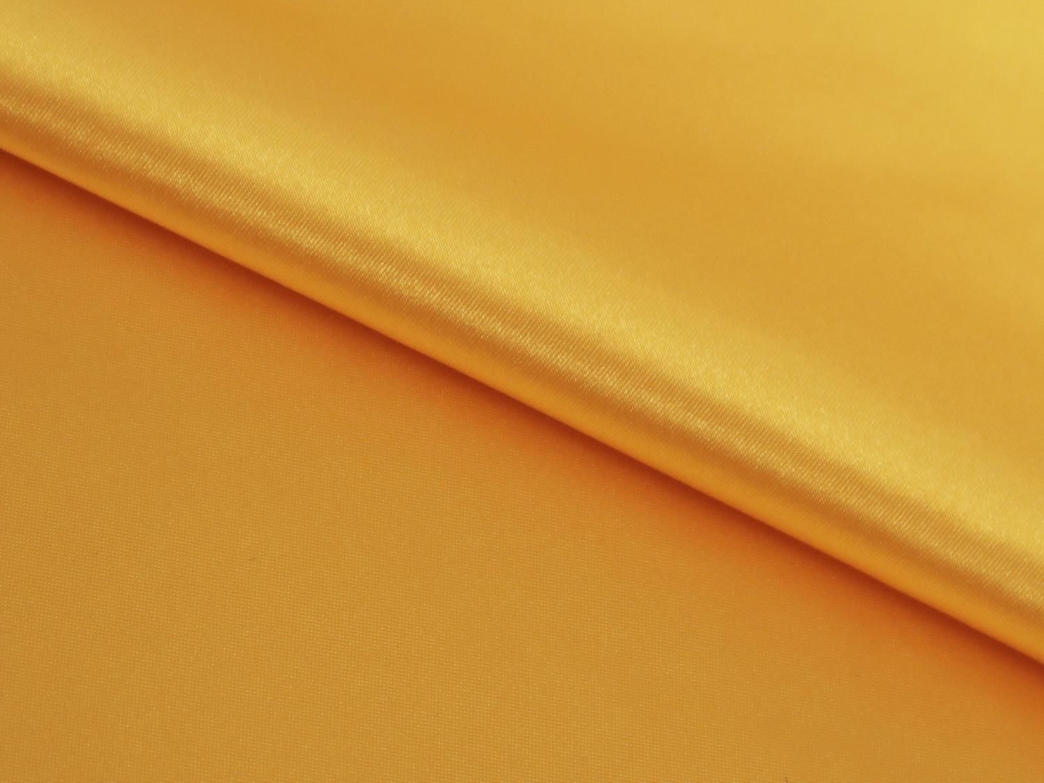 Satin Charmeuse in Canary Yellow