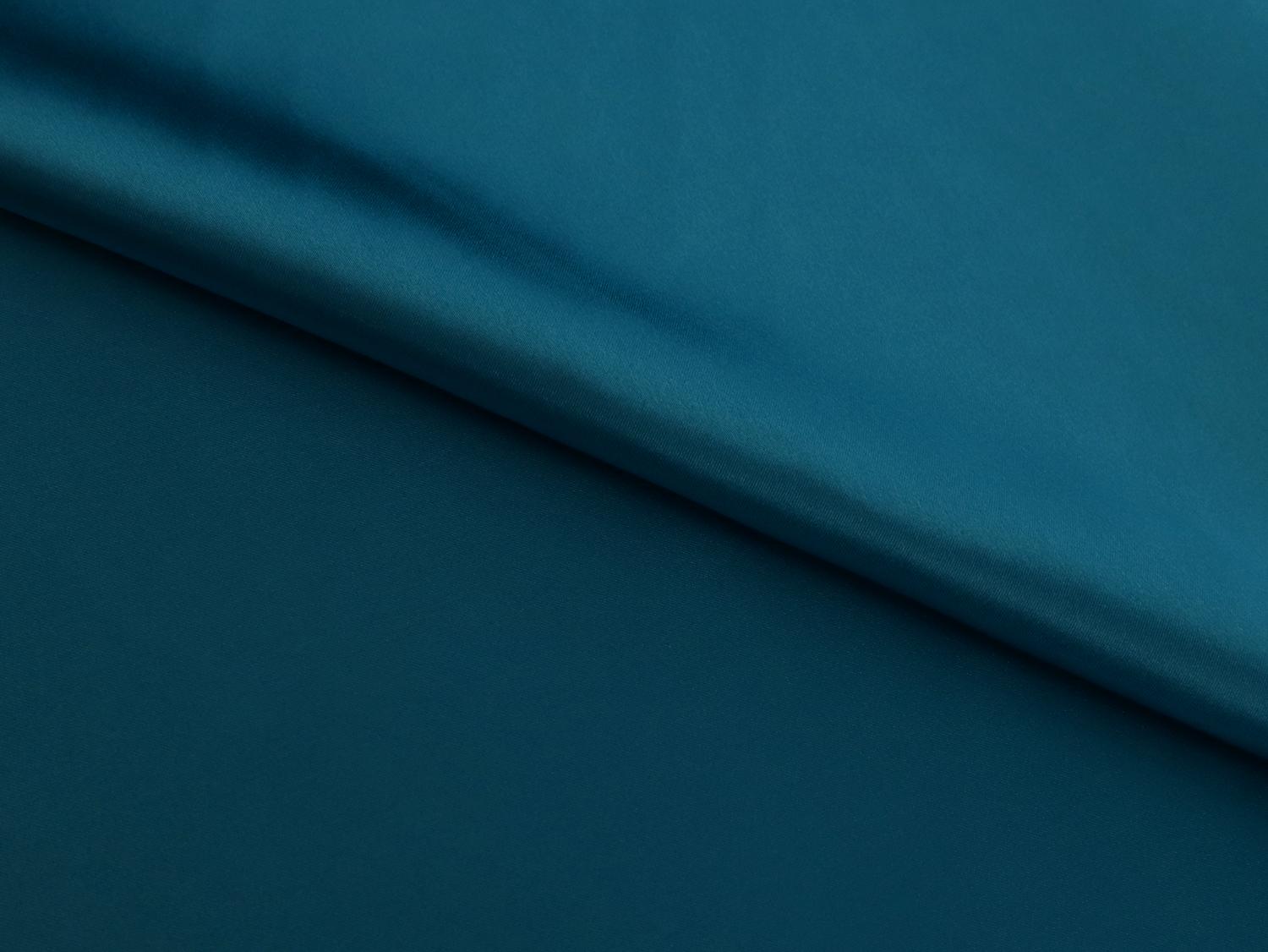 Satin Charmeuse in Turquoise
