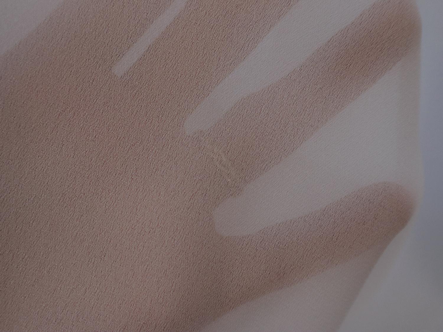 Polyester Double Georgette in Silver