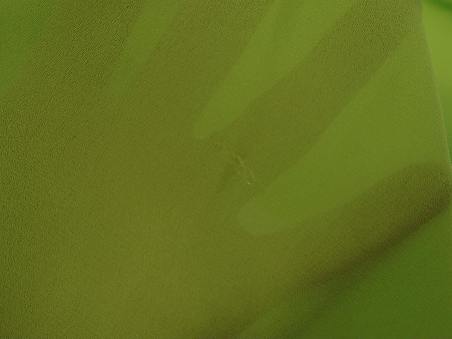 Polyester Double Georgette in Chartreuse