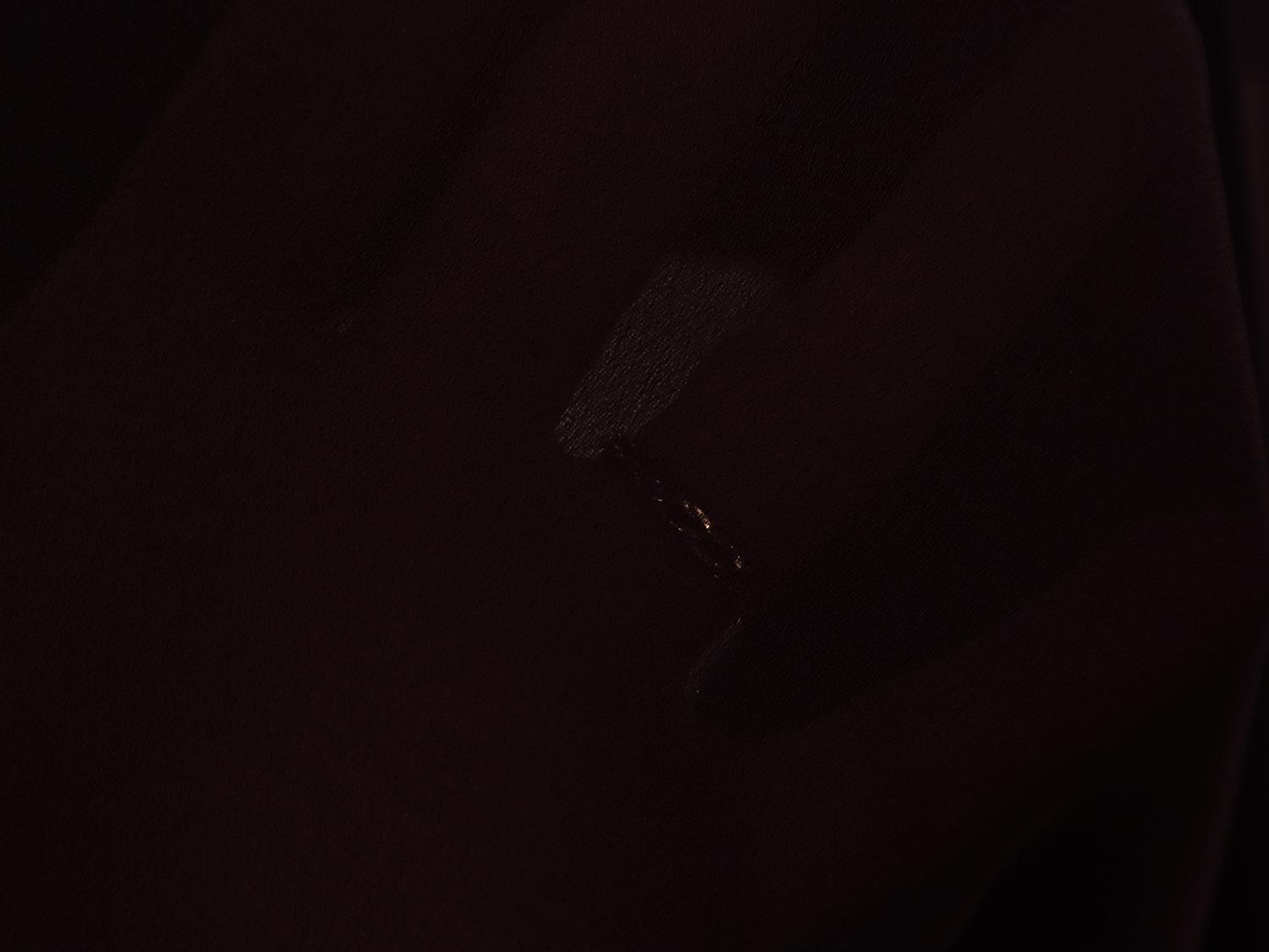 Polyester Double Georgette in Eggplant